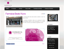 Tablet Screenshot of farmaciabeatonuno.pt